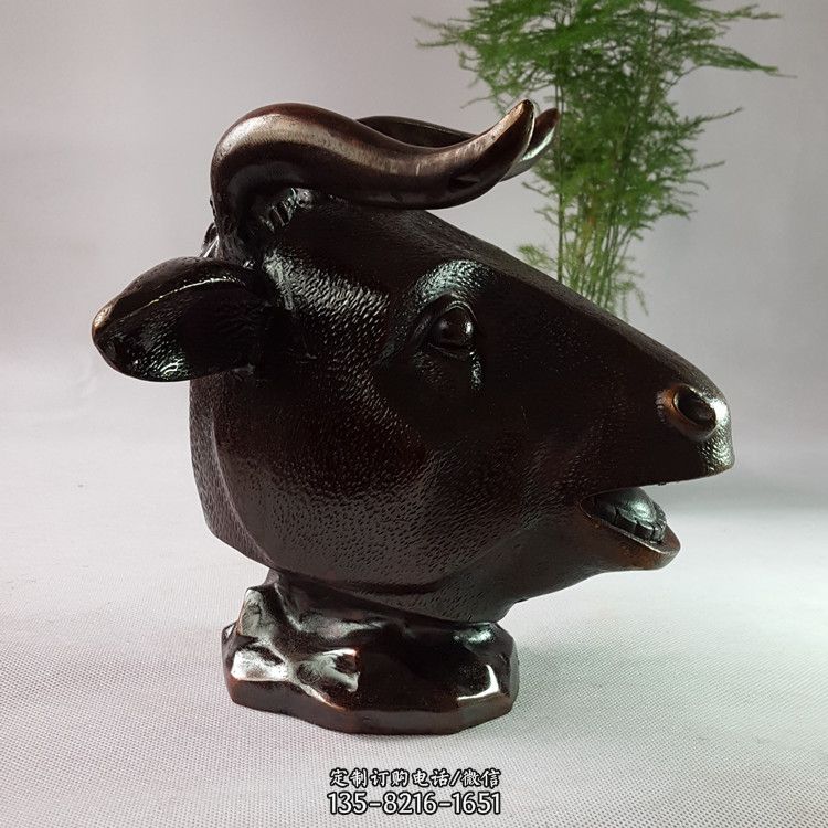 生肖牛鑄銅獸首 生肖牛鑄銅獸首