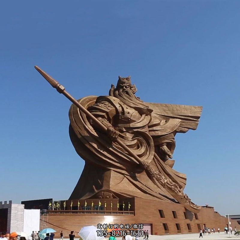 景區(qū)大型歷史名人鑄銅武圣關(guān)公景觀雕塑 景區(qū)大型歷史名人鑄銅武圣關(guān)公景觀雕塑