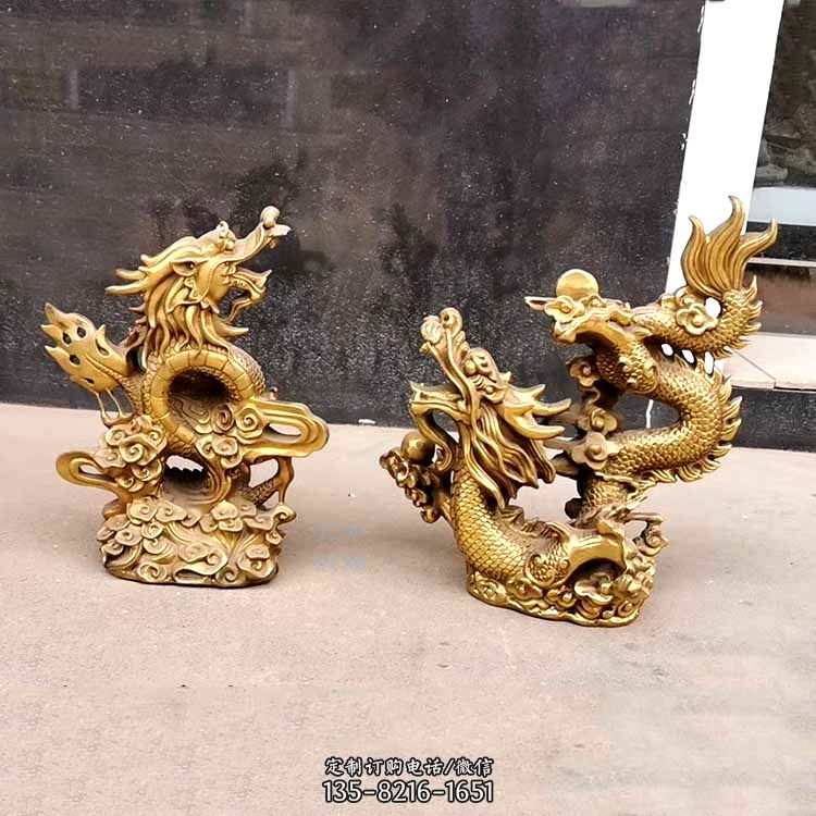 鑄造生肖龍銅雕 鑄造生肖龍銅雕