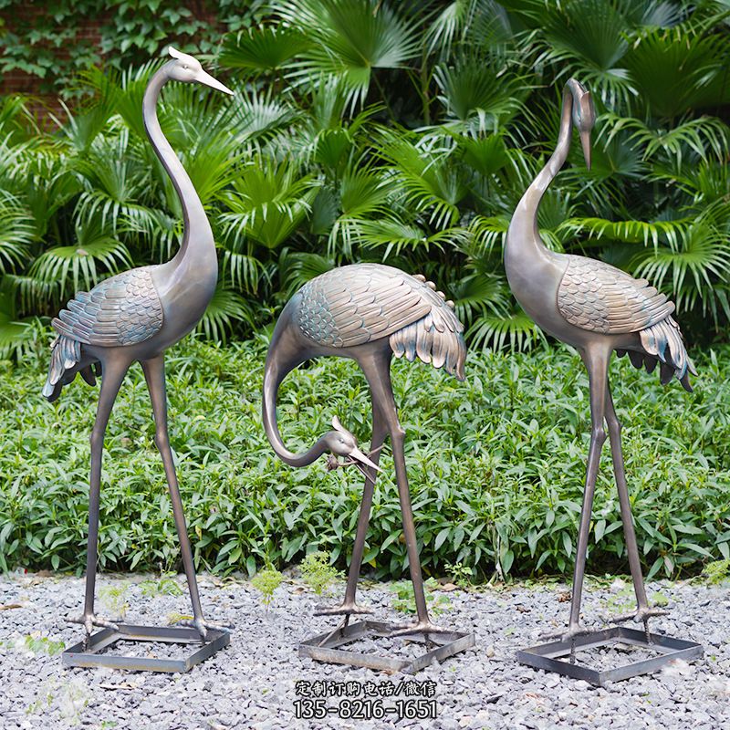 不銹鋼雕塑仙鶴 不銹鋼雕塑仙鶴