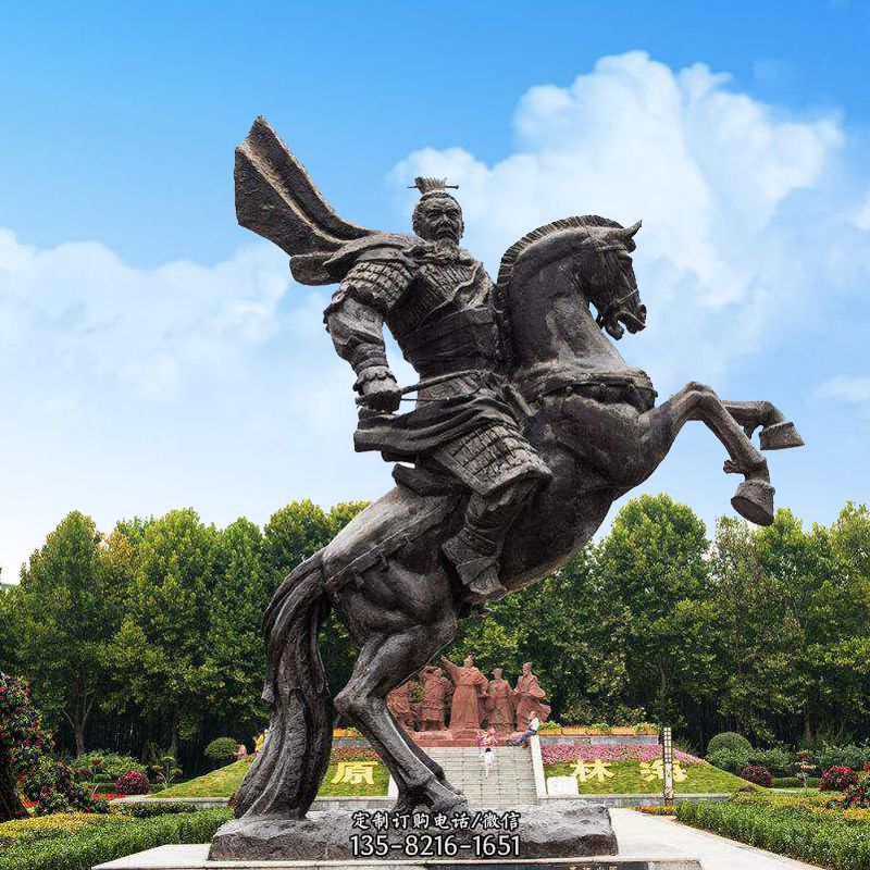 曹操騎馬銅雕塑像-景區(qū)歷史名人古代帝王雕塑 曹操騎馬銅雕塑像-景區(qū)歷史名人古代帝王雕塑
