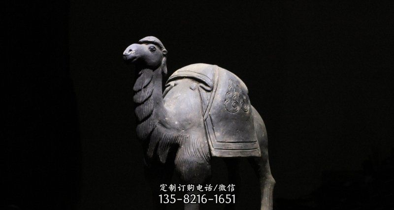 公園駱駝動物銅雕