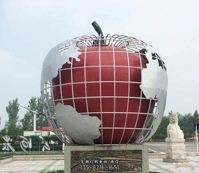 不銹鋼水果雕塑 不銹鋼水果雕塑