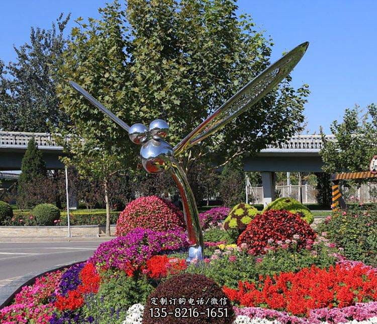 不銹鋼抽象蜻蜓雕塑 不銹鋼抽象蜻蜓雕塑